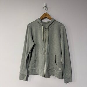 Vuori Halo Performance Hoodie 2.0 Light Gray Heather Size Large